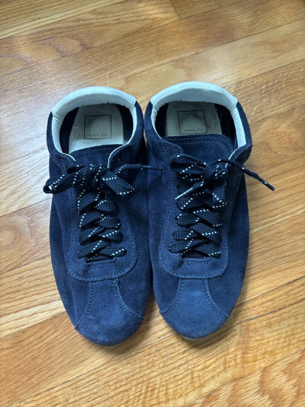 Dolce Vita Serina Navy Suede Sneakers